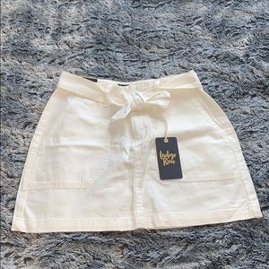 White Mini Skirt